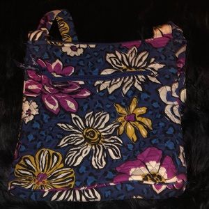 Vera Bradley crossbody with leopard inside